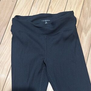 Year of Ours Black Ribbed Leggings